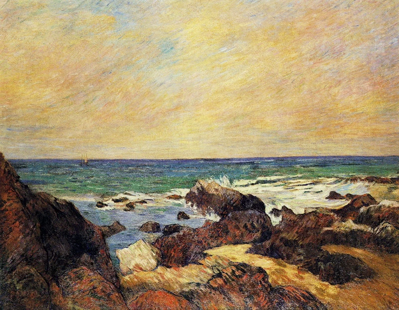Les Rochers dans la mer